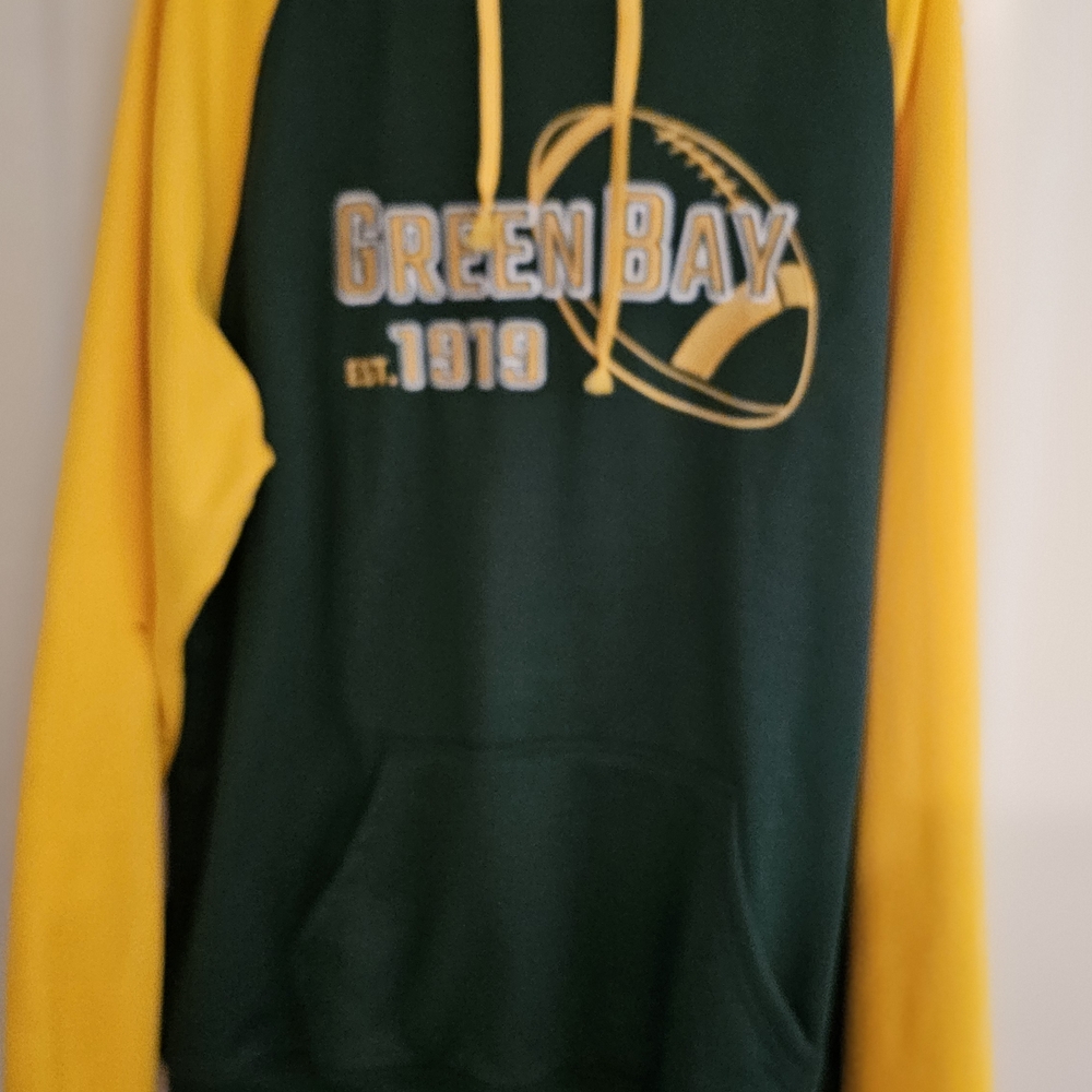 Green Bay Packers Hoodie - Green and Yellow